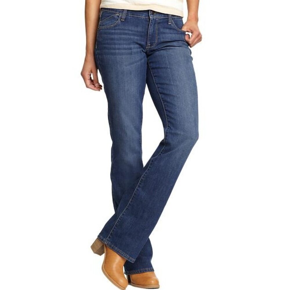 Old Navy The Flirt Bootcut Jeans Mid Rise Women's Size 8L (tall)